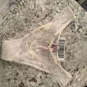 Victoria's Secret Lace Panty - Ivory